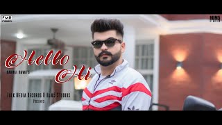 Hello Hi Babbal Bawa Latest Punjabi Song 2019 Hum5Studio Folk Media Records Enrapture Beats