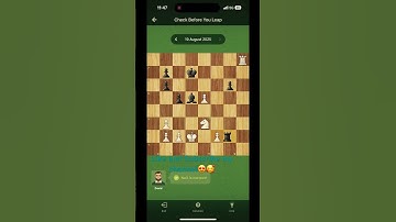 #Beautiful Knight fork from chess puzzles from chess.com#19.08.2025