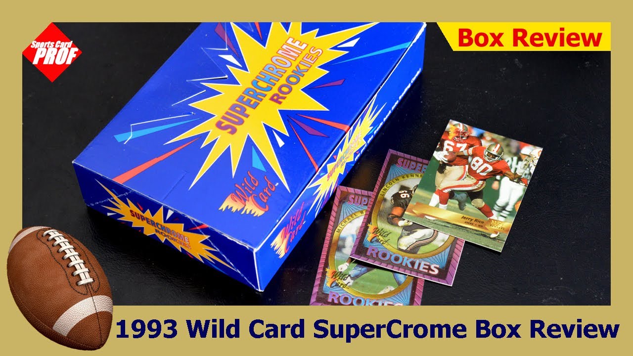 【希少コレクション】SweetCorn 球状ボトル500ml 木枠+紙パッケージ 1993 Wild Card SuperChrome Football Card Box Review - YouTube