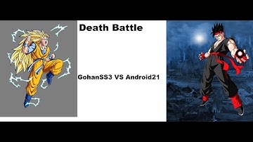 Adult Gohan SS3 vs Android 21(from another universe) Dragon ball shin budokai Mod