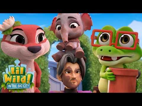 Lil Wild in the Big City! 🦁 Fun Cartoons for Kids