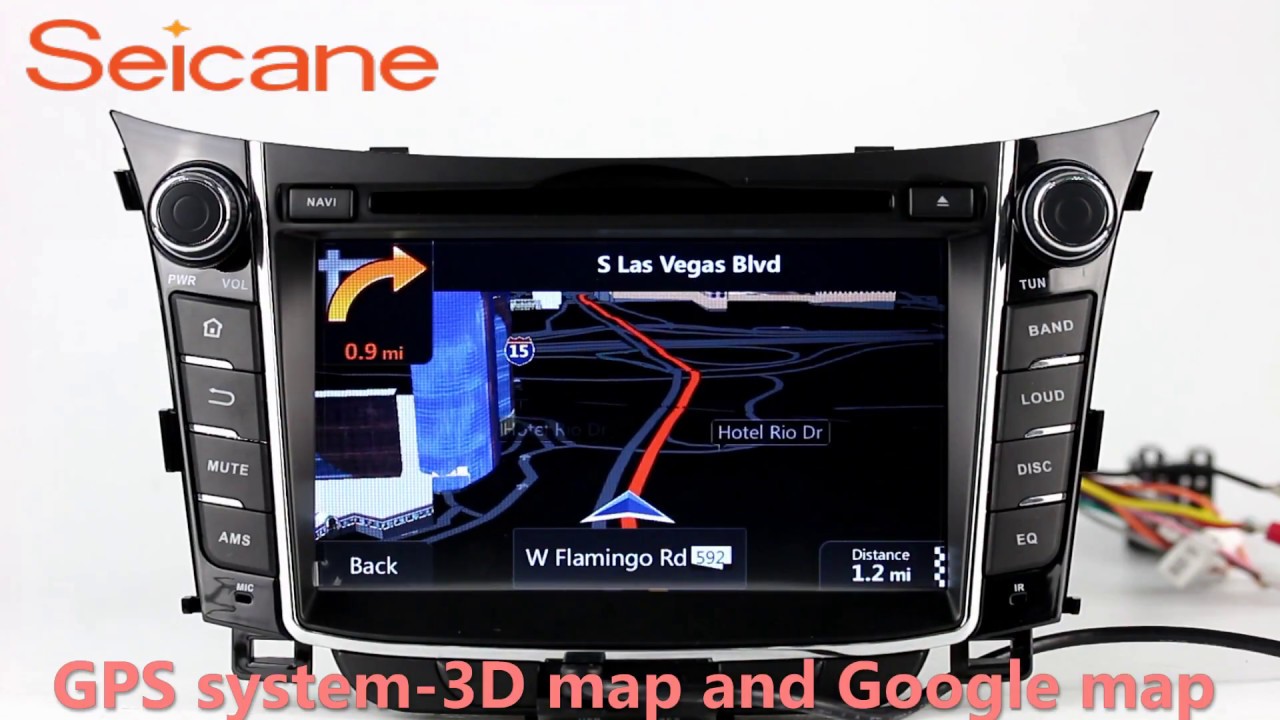 2011 2012 2013 Hyundai I30 in dash radio dvd gps ... car stereo wiring diagram hyundai 