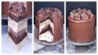 Vegan Boston Cream Mousse Cake