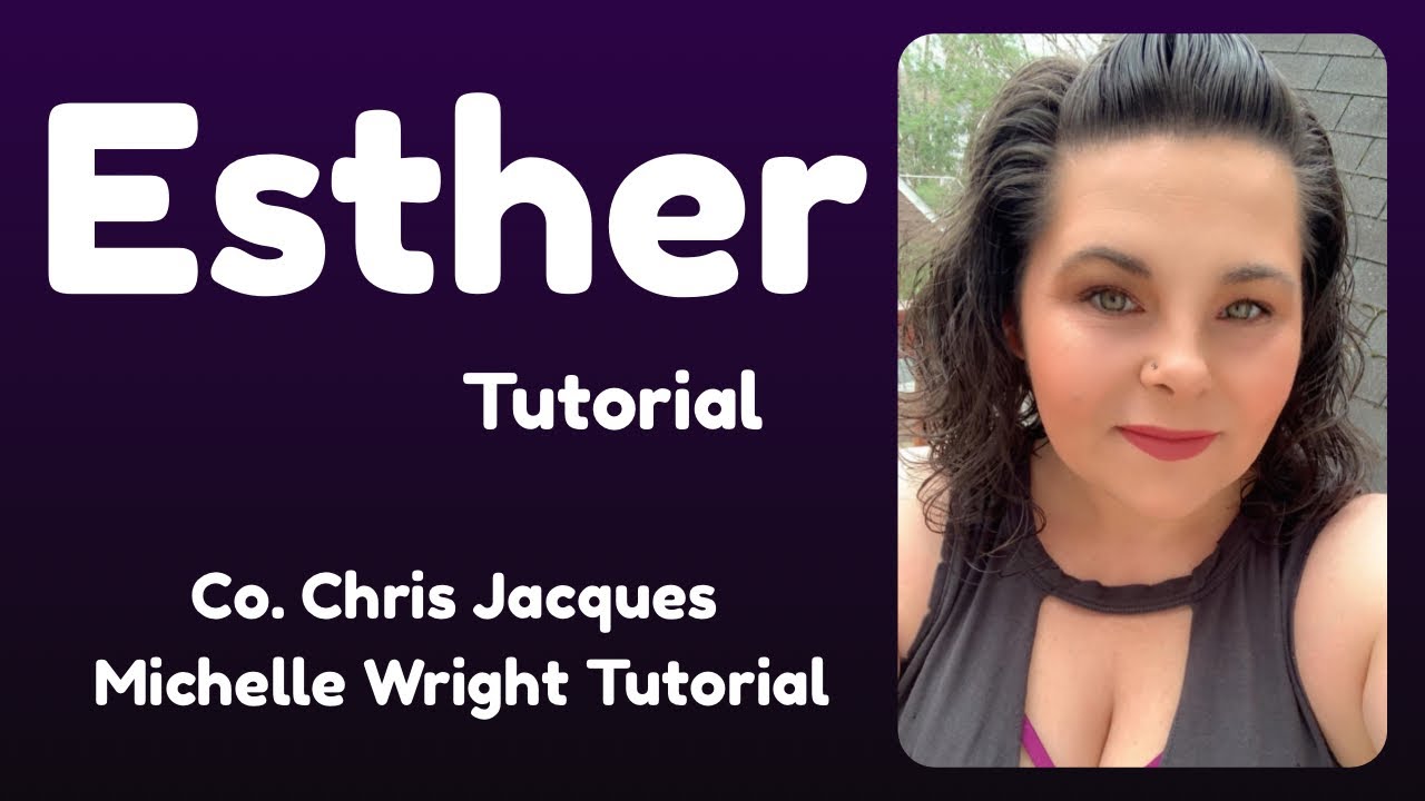 Esther line dance tutorial intermediate choreography by Chris Jacques