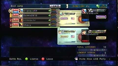 Marvel vs Capcom 3 Xbox Live Player Match Random All with Gigaguy64 Part 1