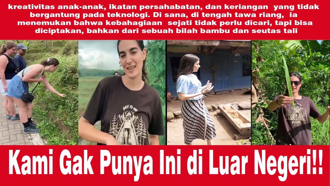 BULE NYARIS MENANGIS! Baru Kali Ini Lihat Permainan KAMPUNG Kayak Gini!