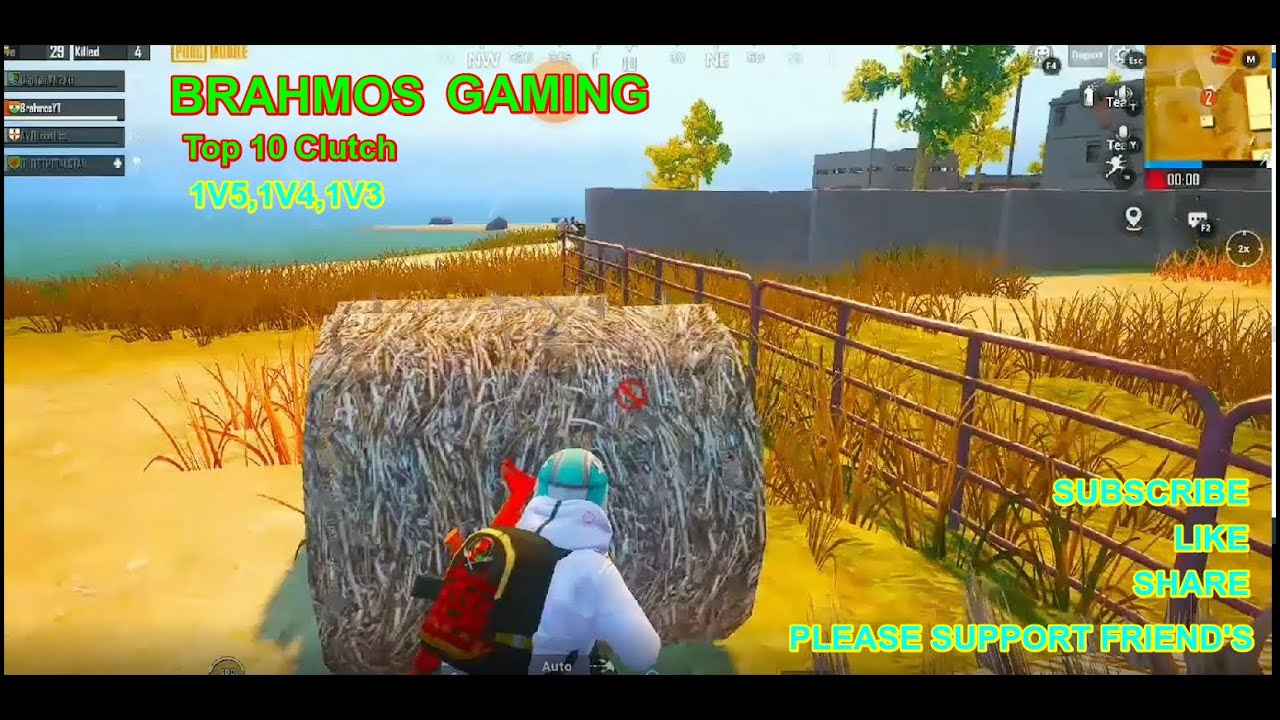 My teammates are shocked after watching this 1 vs 4 clutch | Impossible ...