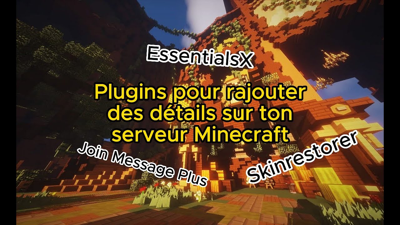 Plugins pour rajouter des détails et du contenu sur votre serveur