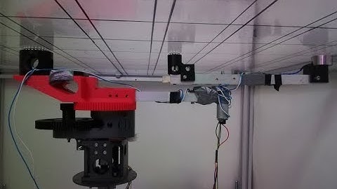 2 DOF serial robot with magnetic end effector