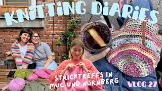 Weekly Vlog No. 27: Strick-Dates in MUC und Nürnberg, abgeschlossene & neue Projekte auf den Nadeln