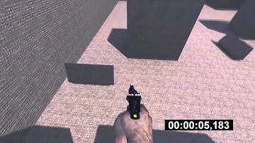 CoD4 Deathrun Speedrun #7: mp_deathrun_spaceball UPDATE (0:15,516)