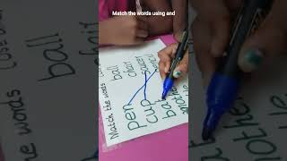 #Match #the #words #using #and#reading#fluency#grammar#tips#English#tlm