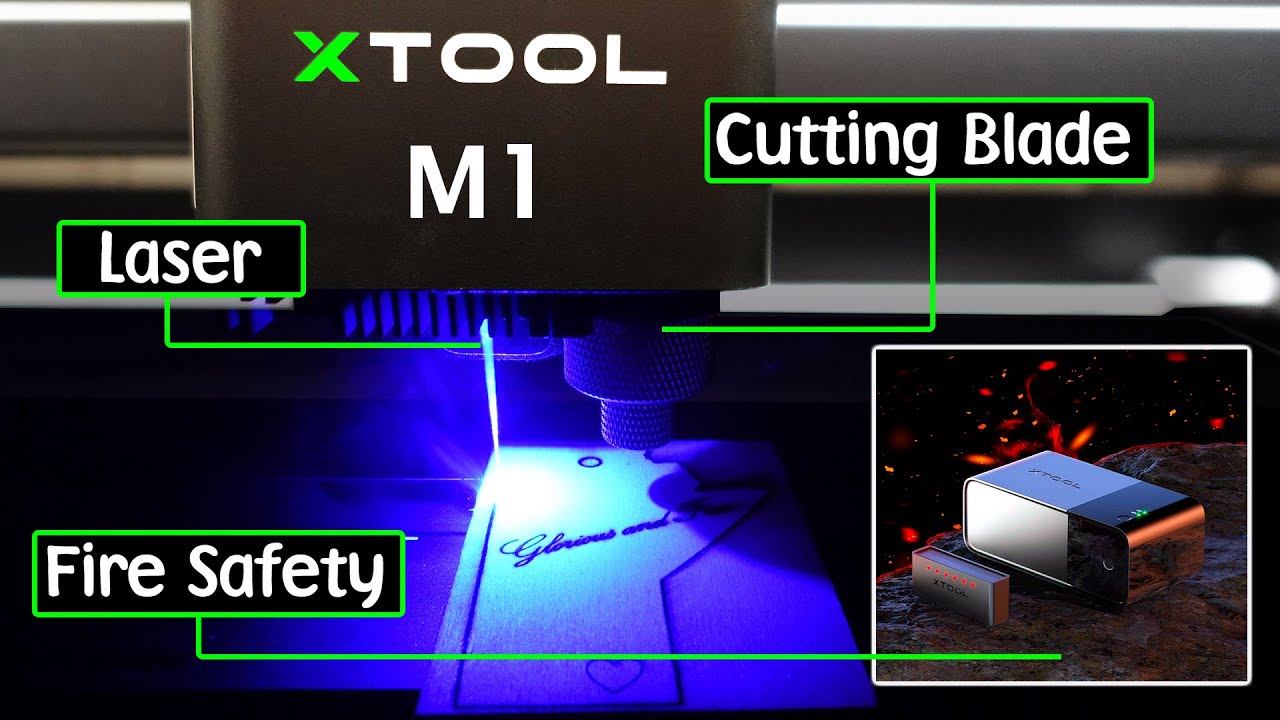 xTool M1 Laser & Blade Cutting Machine review - Fire the lasers