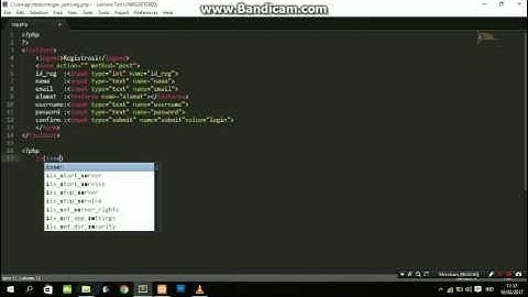 Tutorial  Membuat Form Registrasi dengan PHP dan Mysql