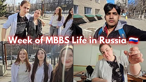 A Week in Life of Med Student in Russia 🇷🇺 |MBBS in RUSSIA | Mr.Mediko