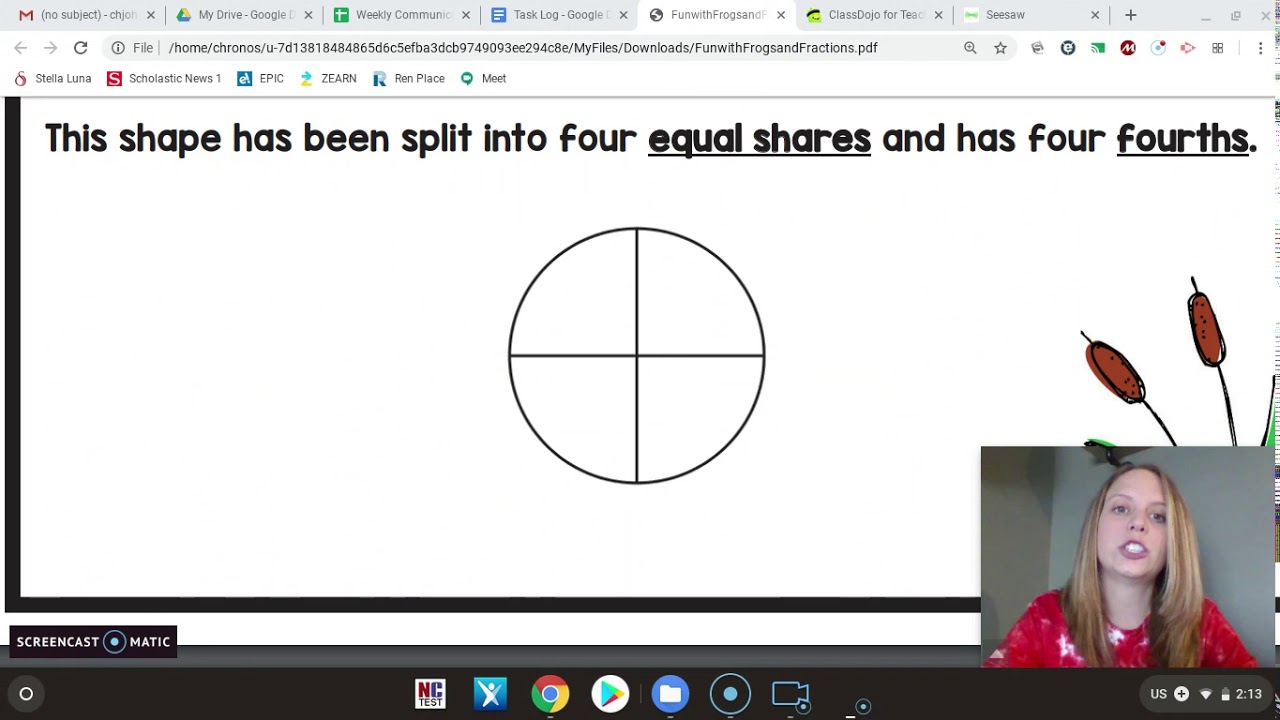 Halves, Thirds, Fourths - YouTube