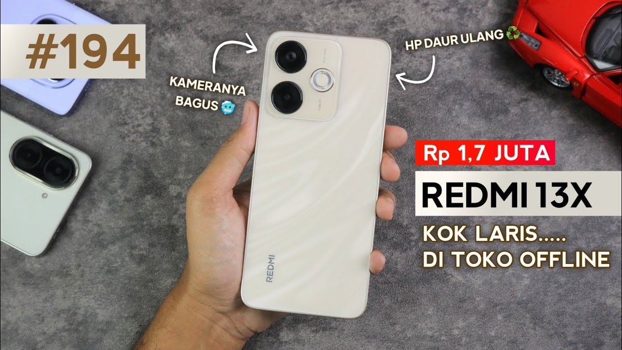 HP DAUR ULANG XIAOMI! - Unboxing REDMI 13X + Gaming Test