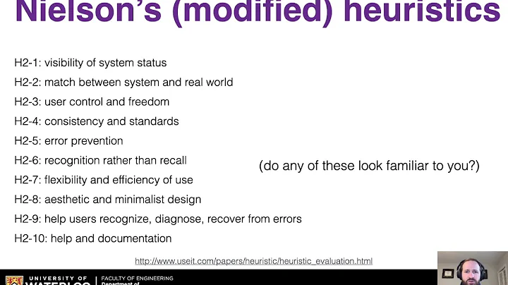 MSCI343 - HCI /// 2020F /// L22 Heuristic Evaluation (Part 1/2)