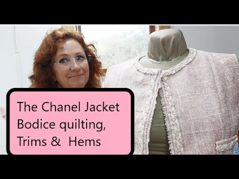 DIY: How to make a Chanel style jacket lined with polyester