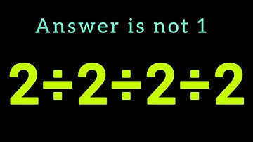 Most People Get This Math Question Wrong!