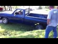 1987 Chevy Truck stuck in a ditch