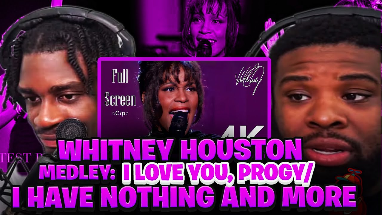 BabantheKidd FIRST TIME reacting Whitney Houston Medley: I Loves You, Porgy/ I Have Nothing and more