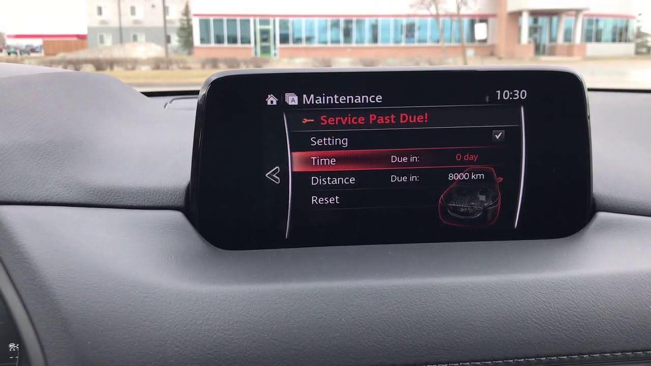 Mazda OIl Change Reset Tutorial YouTube