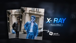 X-RAY Photo Effect Editing  in Capcut || X-Ray effect tutorial || Capcut Editing  screenshot 1