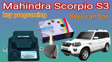 Mahindra Scorpio S3 #key#programming#september2018 #scorpio #vaya can box