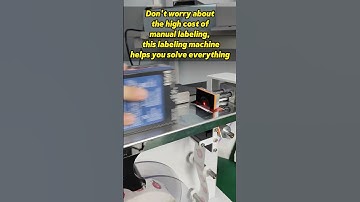 Don’t worry about high cost of manual labeling, this labeling machine can help to lower down cost