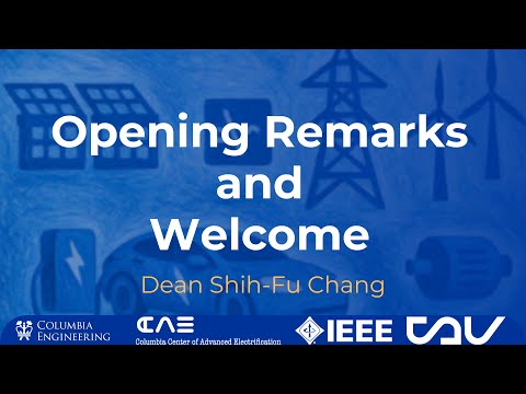 CCAE 2025 Opening Remarks and Welcome: Dean Shih-Fu Chang