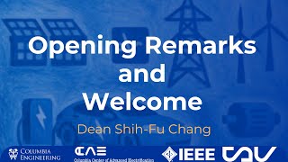 CCAE 2025 Opening Remarks and Welcome: Dean Shih-Fu Chang
The inaugural Columbia Center of Advanced Electrification (CCAE) Fall Symposium explored the forefront of electrification and energy systems through three sessions: Power and Energy Converters and Control, Decentralized Grids, and Transportation and Building Electrification. Each session featured discussions on emerging trends, opportunities, and challenges in the field. Panel discussions delved into technical barriers and potential solutions for widespread adoption. Throughout the day, a poster session featuring work by CCAE PhD students and postdocs offered attendees deeper insights into ongoing projects and innovations. This event was part of Climate Week at Columbia Engineering 2025 CCAE 2025 Opening Remarks and Welcome: Dean Shih-Fu Chang