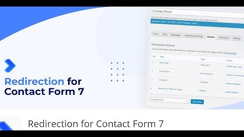 How to redirect contact form in wordpress | Redirect to specific page or url after submitting form