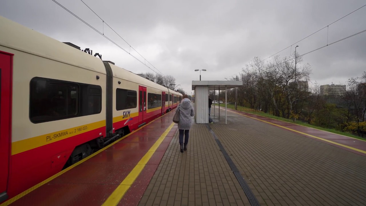 Poland, train ride from Warszawa Żerań to Warszawa Zoo