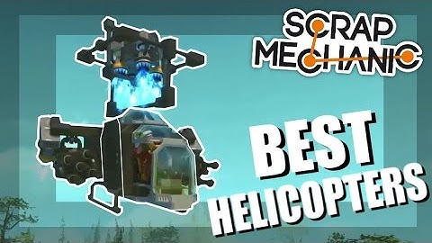 BEST HELICOPTER CREATIONS! - Scrap Mechanic Workshop Hunters - Episode 6