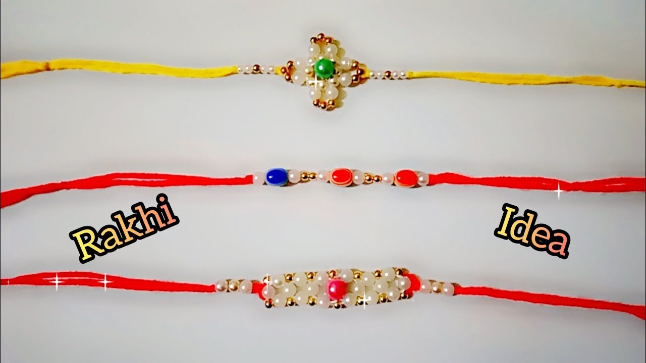 3 DIY beautiful rakhi design| rakhi making competition| easy ideas ...
