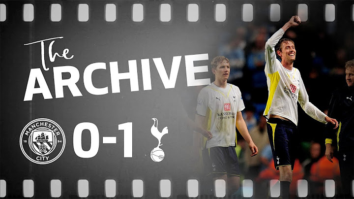 HIGHLIGHTS | MAN CITY 0-1 SPURS | Peter Crouch sends Spurs into the Champions League!