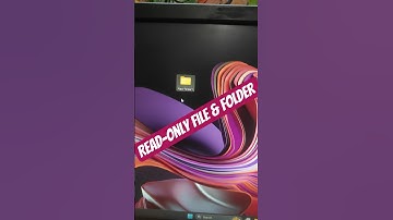 Read-only File & Folder 🔥|  Day-0460 | Windows Tips window #techreels #reel #short #windows11tips