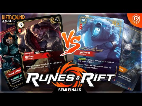🏆 Semi Finals - Volibear vs Darius | Riftbound Weekly Tournament 5