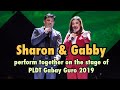 Sharon Cuneta and Gabby Concepcion perform together on the stage of PLDT Gabay Guro 2019