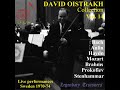 Capture de la vidéo Brahms: Double Concerto In A Minor, Op. 102 - David Oistrakh, Åke Olofsson, Stig Westerberg, Srso