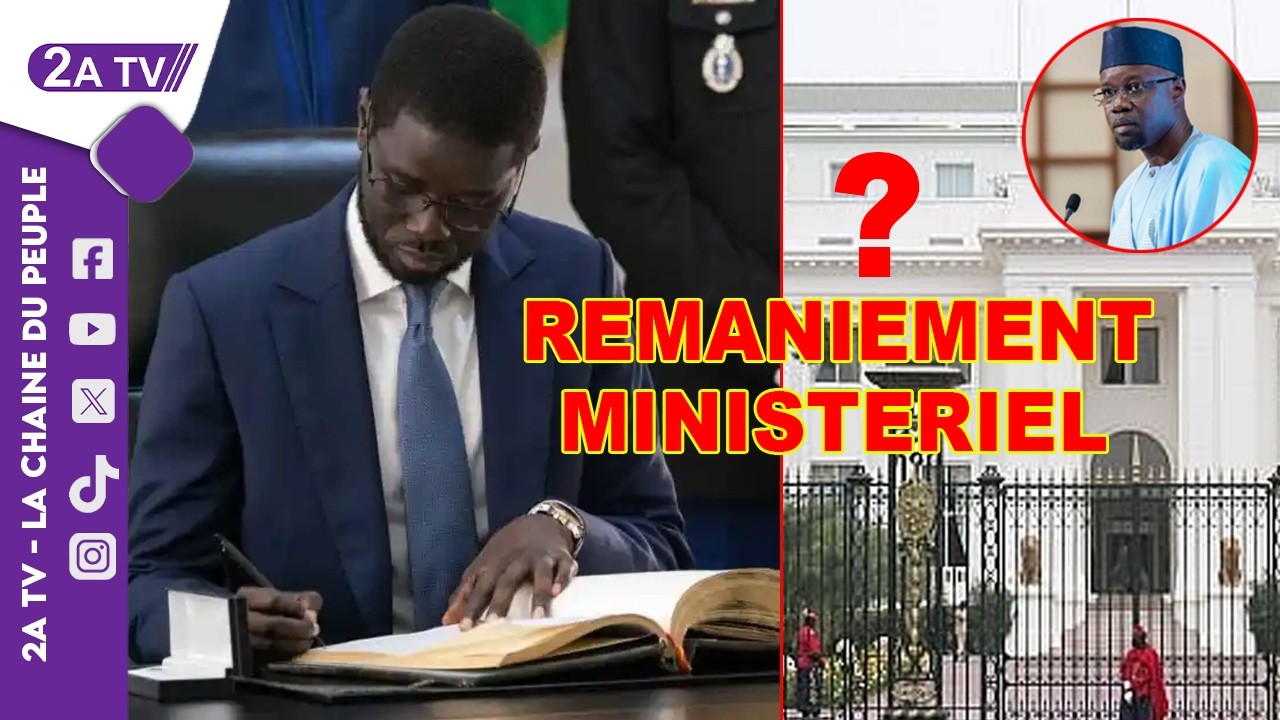 URGENT ! remaniement ministériel: les décisions de Diomaye...