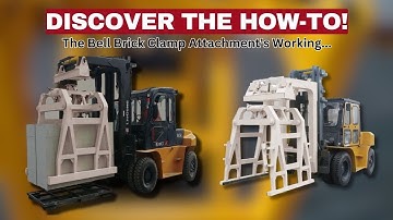 How does the bell brick attachment work? #bricks #block #clampattachment #clamp #forkliftattachment