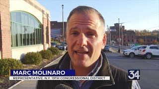 Marc Molinaro participates in early voting