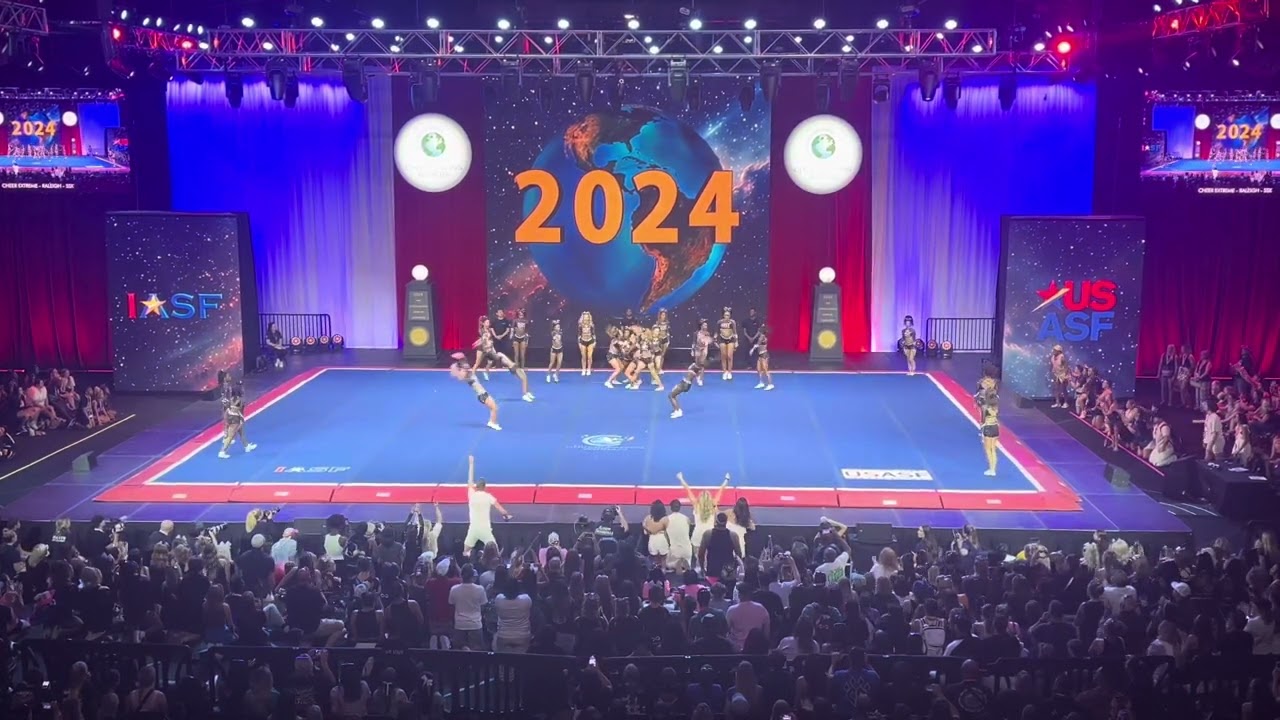 Cheer Extreme SSX Worlds 2024 Day 2 Performance!