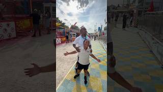 “Obstacle course 🫣😅” #france #travelvlog #familyfun #funpark #soccer #fatherson
