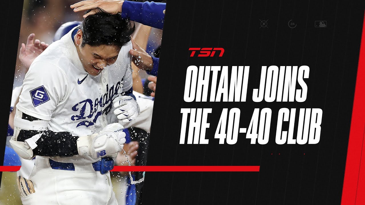 Ohtani joins 40-40 club in style with walk-off grand slam - YouTube