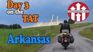 Day 3 Trans America Trail Motorcycle Adventure | Arkansas TAT Shack