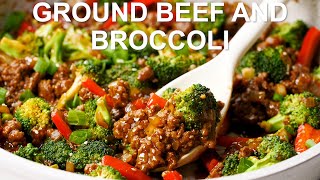 Ground Beef and Broccoli