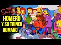 Homero hace un Trineo con un Muẹrtọ | Los Simpson